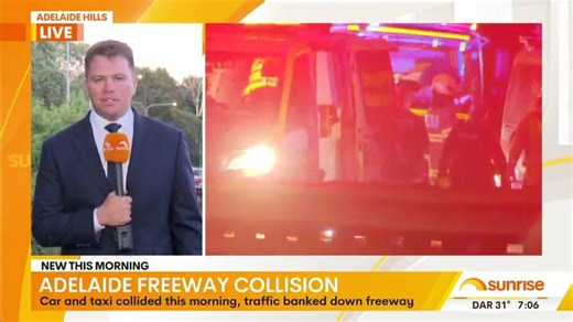 Commuter chaos has unfolded on the South-Eastern Freeway after a two-car crash. | 7NEWS Adelaide