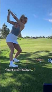 Come practice with me⛳️🏌️‍♀️. #usa #golf #golfusa #viral #paige #spiranac #golfgirls #usa #canada