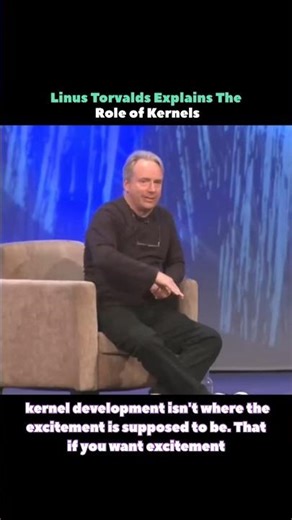 Linus Torvalds Explains The Role Of Kernels #shorts #linux #programming #knowledge