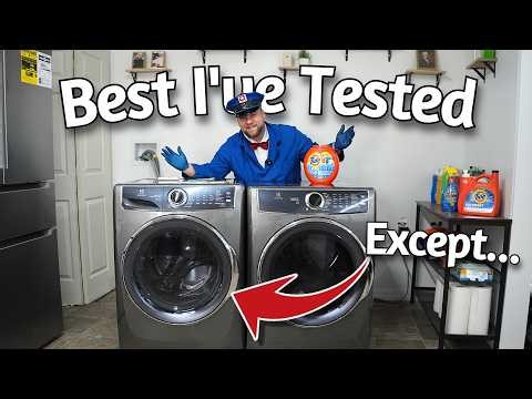 The Best Cleaning Washer I've Tried! The Electrolux Front Load & Dryer Review (ELFW7637AT)