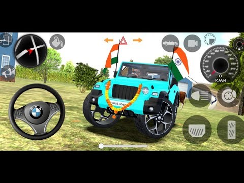 Modified Mahindra Thar😈Games:Indian Red Thar (Gadi Wala Games) Car Game Android Game - #2025