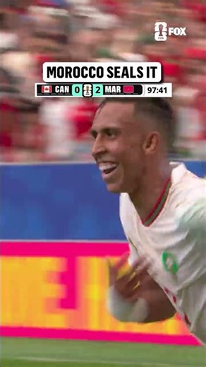 Rahimi with the cherry on top and Morocco is FLYING into the Quarterfinals 🇲🇦