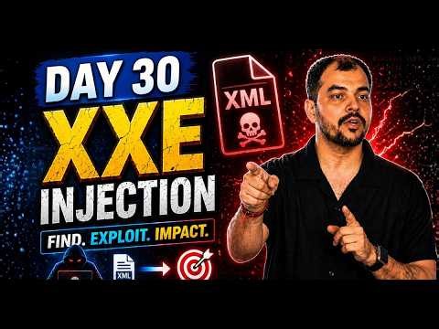 Day 30 Bug Hunting | XXE Attack using AI 😱 | Read Server Files via XML | hacker vlog