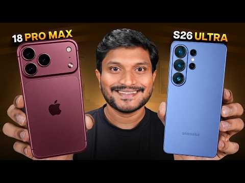 iPhone 18 Pro Max vs Samsung S26 Ultra ⚡|| Full Comparison in Telugu