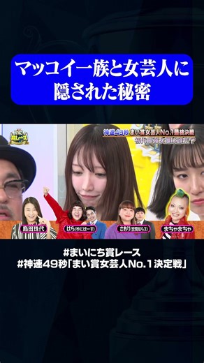 【マッコイ斉藤】1ネタ終わりの総評#神速49秒 #お笑い #ひな祭り #女芸人 #最強 #最速 #まい賞 #おすすめバラエティ #49秒グランプリ #shorts