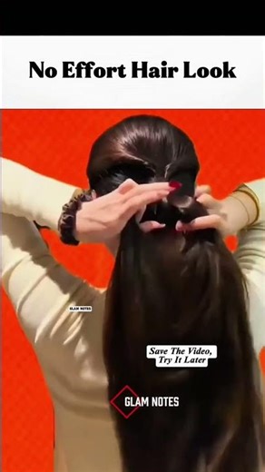 Simple Twisted Ponytail Tutorial-Effortless Hairstyle for Long Hair#EasyHairstyles #LongHairTutorial