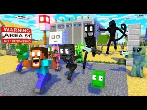 Minecraft Area 51 Raid – Aliens Attack! 👽💥