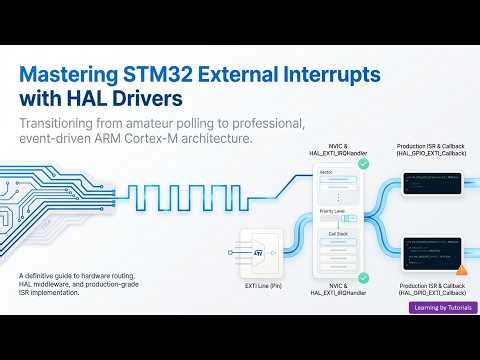 Mastering External Interrupts EXTI on STM32 Using HAL Drivers