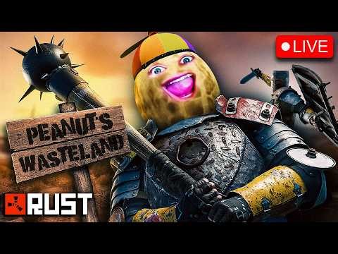 🔴LIVE | RUST | PEANUT'S WASTELAND | MASSIVE NAVAL BATTLE BETWEEN ALL THE GREAT HOUSES | #BUNGULATE