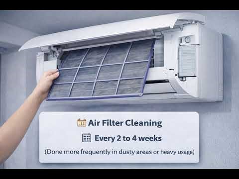 AC Cleaning Schedule: When and How Often?