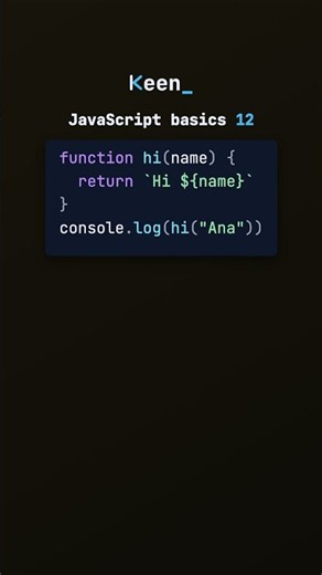 JavaScript basics 12: Arrow functions, the short way