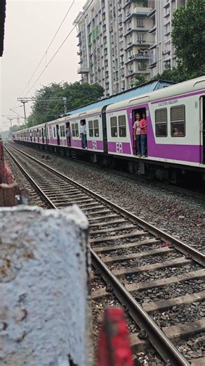 Local Train🚉 #railway #indianrailways #emu #ganapatibappamorya #ganeshchaturthi #locomotive