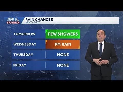 Cooler Weather With Higher Shower Chances