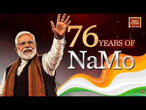 LIVE: PM Modi Turns 76 | Celebrating 25 Years Of Modi's 'Jan Seva' | India Today Special Broadcast