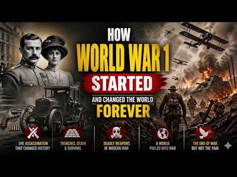 WW1 Explained Simply 📚 How One Event Started a Global War