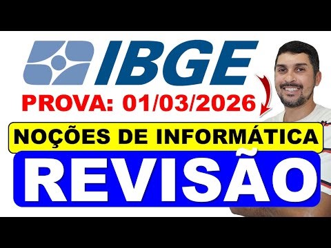 Concurso IBGE 2026 | REVISÃO IBGE | Agente de Pesquisas e Mapeamento do IBGE | Supervisor de Coleta