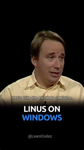 Linus Torvalds on Why People Choose Windows 🤯 | Linux vs Windows #LinusTorvalds#Linux#windows