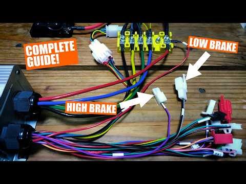 How to wire High Brake and Low Brake signal input wires of a BLDC Controller Brushless DC Controller