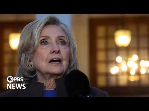 WATCH: Hillary Clinton speaks to reporters after closed-door House deposition on Epstein