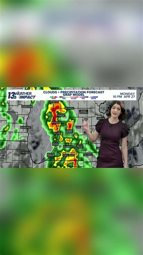 Tracking Monday night's thunderstorms