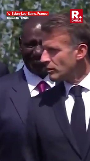 US President Donald Trump Walks Off Right After G7 Family Photoshoot