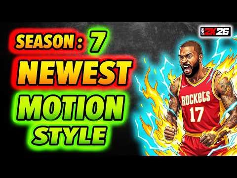 Season 7 Newest Motion style is Surprisingly GOOD | NBA 2K26