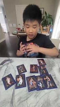 Opening basketball cards