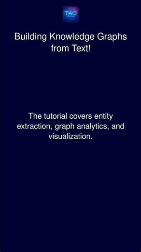 Building Knowledge Graphs from Text!