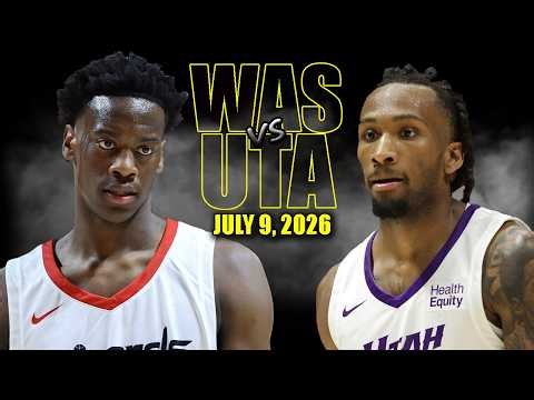 Washington Wizards vs Utah Jazz Full Game Highlights - July 9, 2026 | NBA Summer League