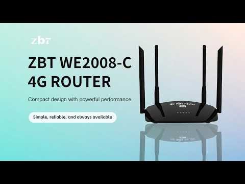 4G LTE WiFi Router with SIM Card | WE2008-C High Speed Home & Office Wireless Router Review