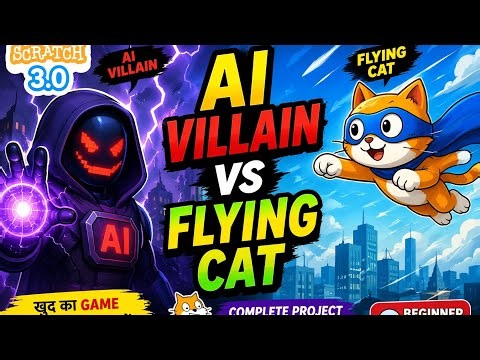 Scratch 3.0 Game Project 🚀 step by step 