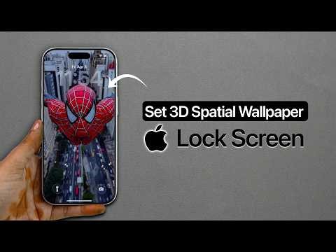How to Set 3D Spatial Wallpaper on Lock Screen of Your iPhone?