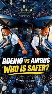 Boeing vs Airbus: Which Plane Is Safer? #boeing #airbus #aviation #airplanes #shorts