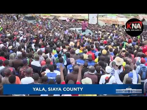 LIVE: Ruto, Holo-Lela Road, Kisumu County.
