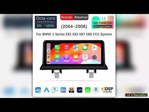 Carplay Android 14 Car Multimedia For BMW 1 Series 120i E81 E82 E87 E88 CCC CIC Radio Screen Head u