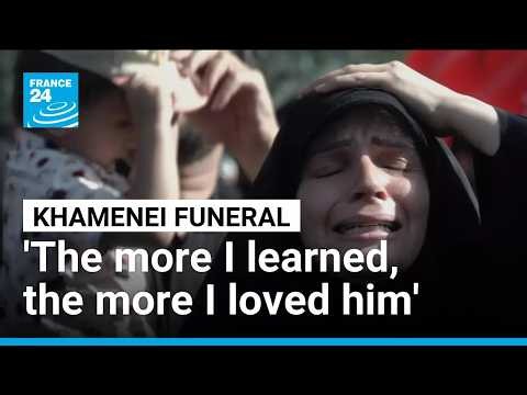 In Tehran, funeral attendees grieve the loss of supreme leader Ali Khamenei • FRANCE 24 English