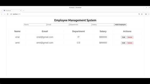 FastAPI with ReactJS CRUD operations1 | Sanjay Mahajan