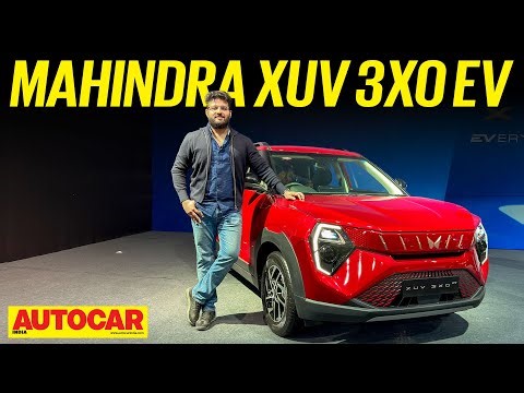 Mahindra XUV 3XO EV walkaround - Nexon EV rival in a fresh avatar | Autocar India