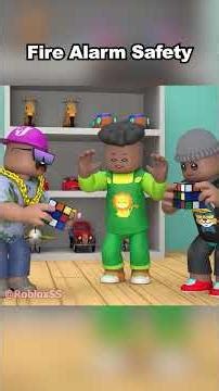 Fire Alarm Safety | #roblox #animation