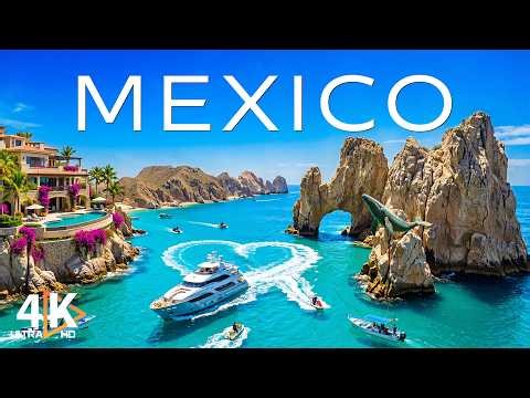 Mexico 4K 2026 🇲🇽 Timeless Beaches, Lush Rainforests & Hidden Coves - VIDEO 4K UHD