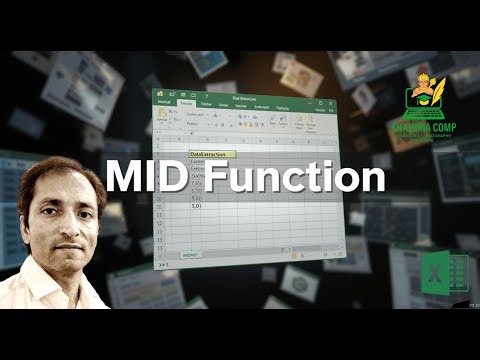 MID Function in MS-Excel