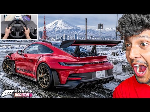 EXPLORING SNOW MOUNTAINS in PROSCHE 911 😍 HORIZON 6 | LOGITECH G29