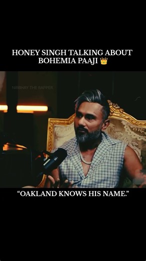 Honey Singh on Bohemia Paaji 🔥 | “He Chose Music Over Crime” | Respect 🖤