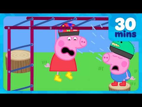 George Cries at the Park 😭 TOO SMALL for Playground! 🛝 Peppa Pig Full Episodes | 30 Minutes