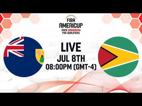 Turks and Caicos v Guyana | Full Basketball Game | FIBA AmeriCup 2029 Caribbean Pre-Qualifiers 2029