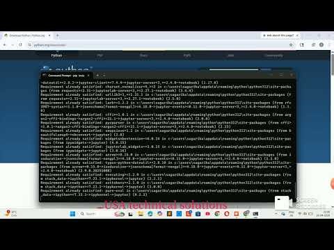 HOW TO INSTALL JUPYTER NOTEBOOK IN WINDOWS 11 | LEARN EASY | #JupyterNotebook 👨‍💻