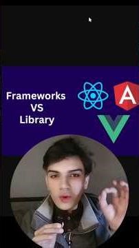 Library vs Framework – When Should Each Be Used? 🤔 #coding