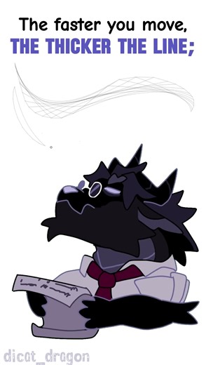 Smooth line using the mouse #krita #line