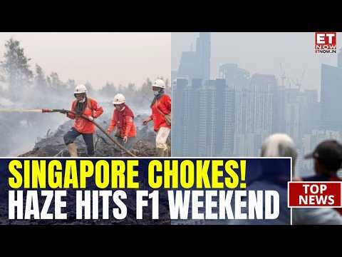 INDONESIA WILDFIRES SPREAD HAZE! Singapore Battles Unhealthy Air Ahead Of F1 | World News