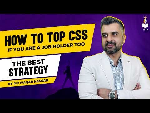How to top CSS if you are a job holder too ? The best strategy. 